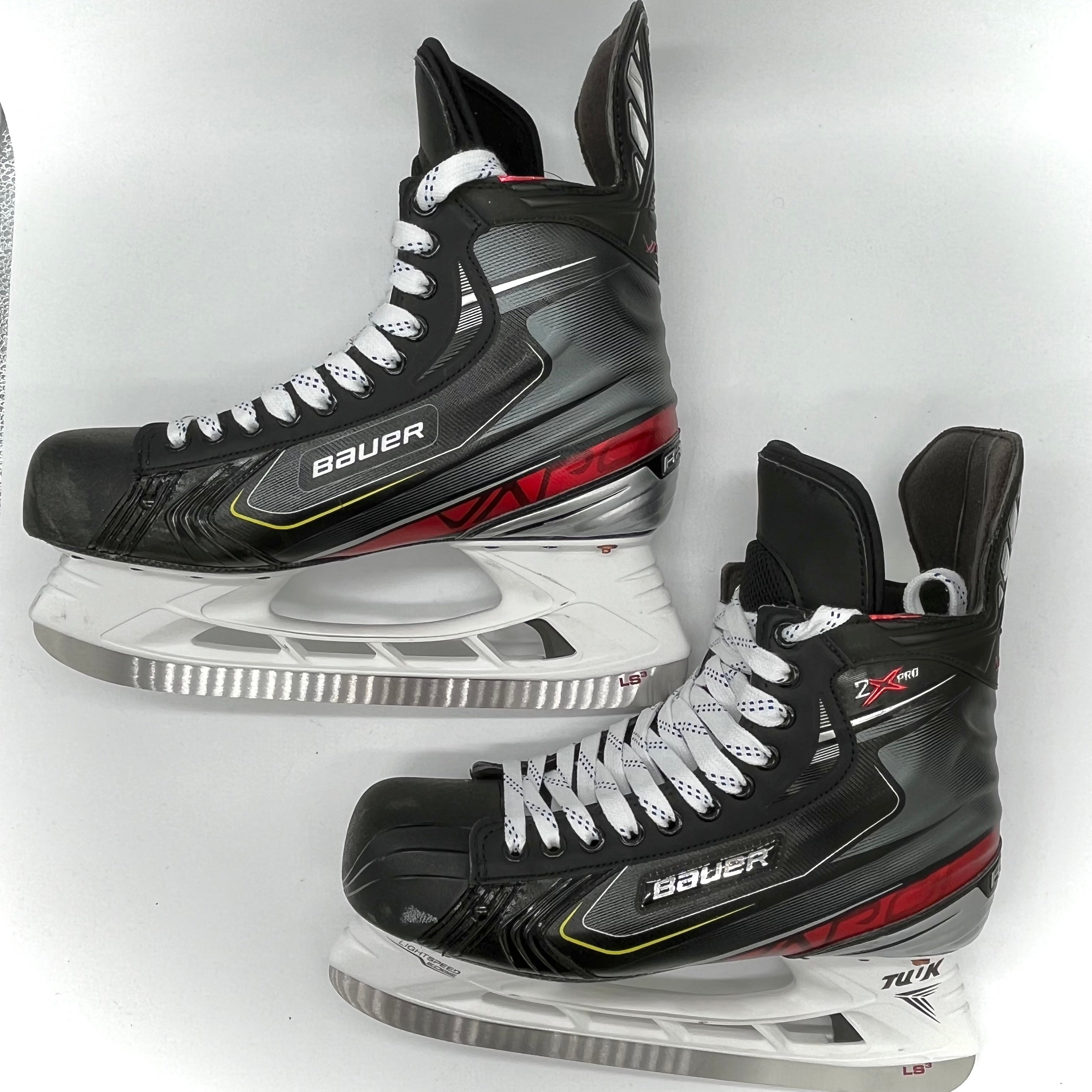 Bauer Vapor 2X Pro – Patins de hockey d'occasion NHL Pro Stock – Erik Johnson